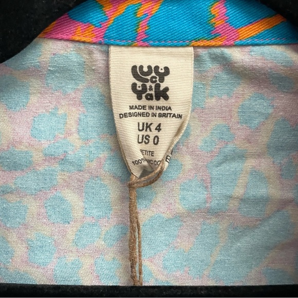 Lucy & Yak ragan jumpsuit Theo print size 0P NEW - Picture 5 of 11